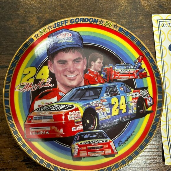 Vintage Jeff Gordon Plate - Picture 2 of 4